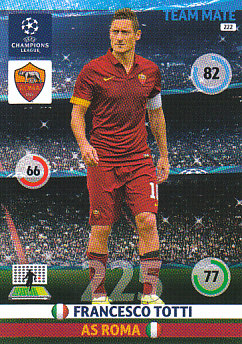 Francesco Totti AS Roma 2014/15 Panini Champions League #222